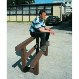 Banc plastique recyclé Altitude
