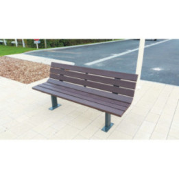 Banc plastique recyclé Bilbao