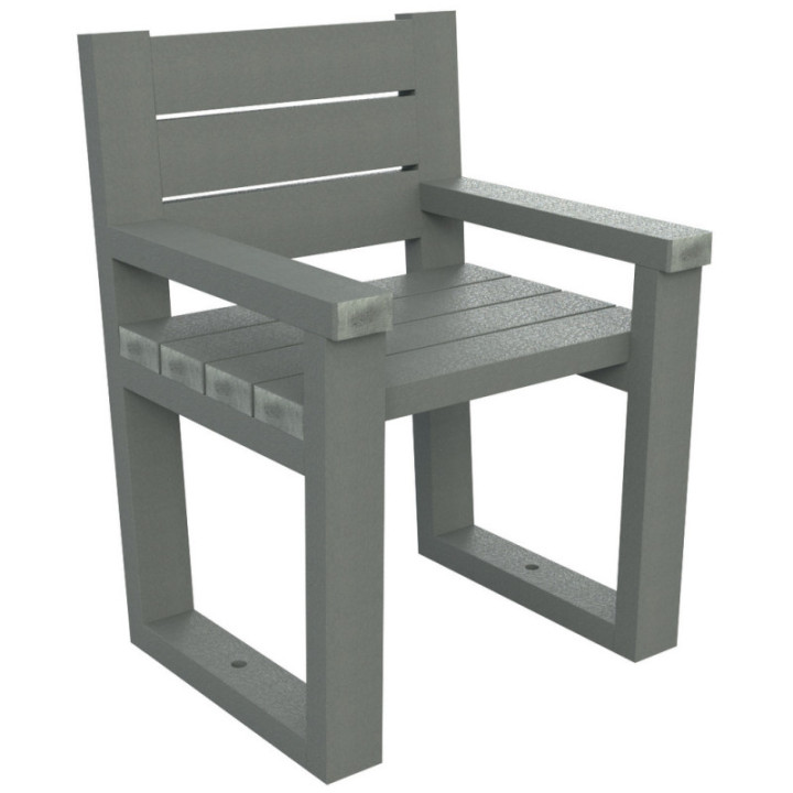 Gamme assise plastique recyclé Émeraude