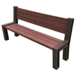 Gamme banc et banquette plastique recyclé Citéa