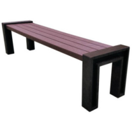 Gamme banc et banquette plastique recyclé Citéa