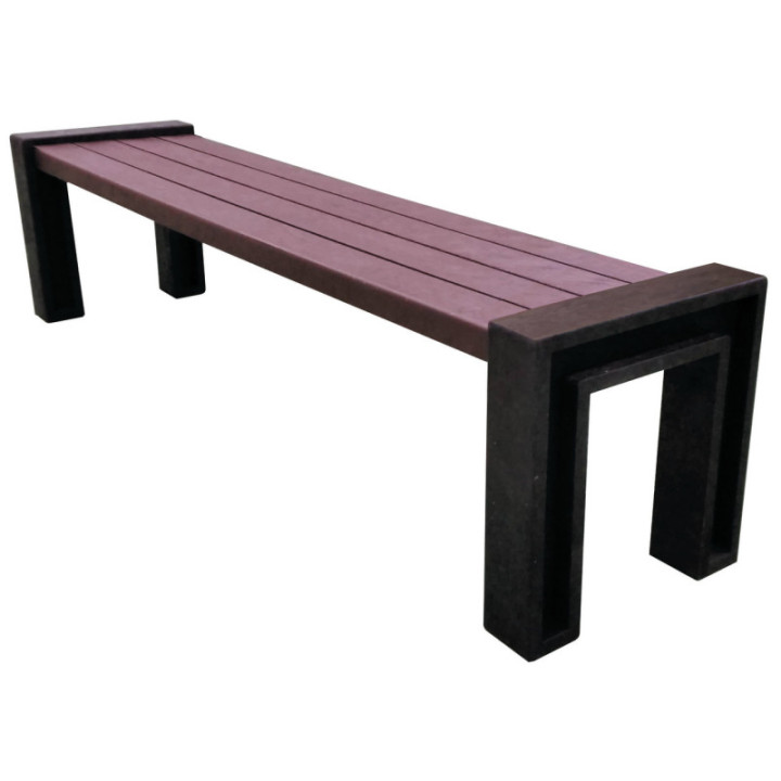 Gamme banc et banquette plastique recyclé Citéa