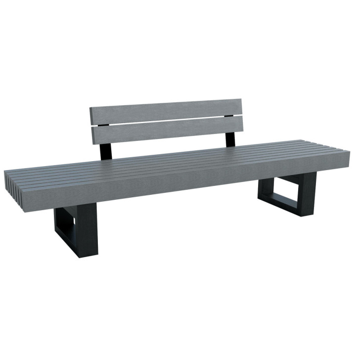Banquette plastique recyclé Contemporaine