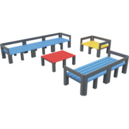 Gamme banc mobilier urbain Swop