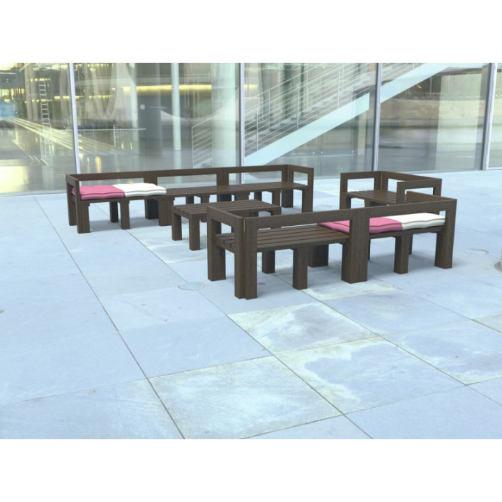 Gamme banc mobilier urbain Swop