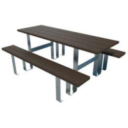 Table pique-nique plastique recyclé Ajaccio