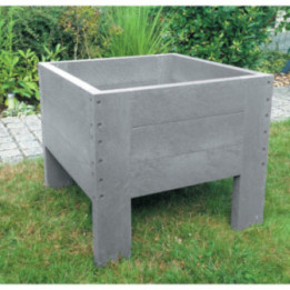 Mini jardin surélevé plastique recyclé carré