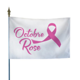 Modèle A fond blanc écriture rose