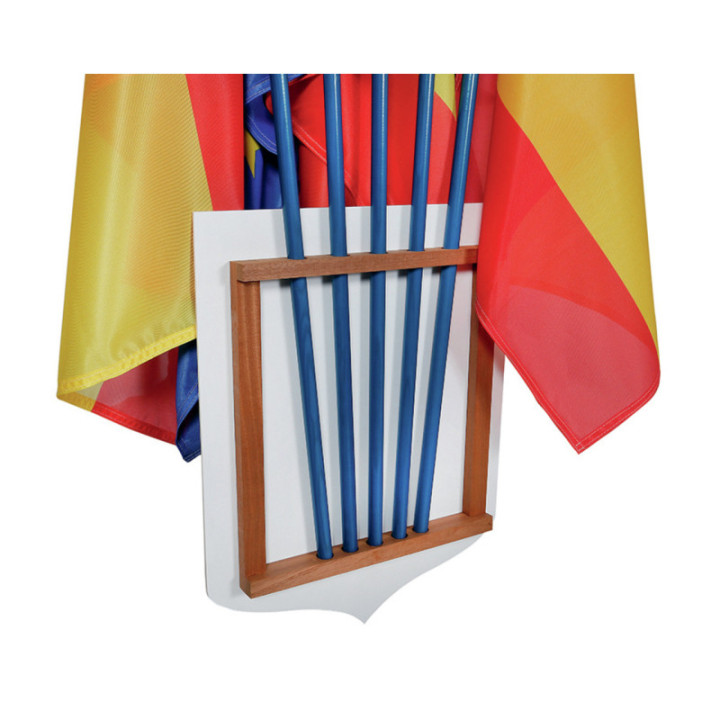 Écusson porte-drapeau institutionnel