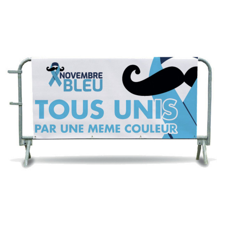 Housse barrière NOVEMBRE BLEU