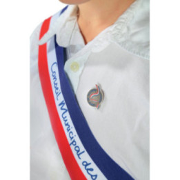 Écharpes conseil municipal des jeunes et des enfants