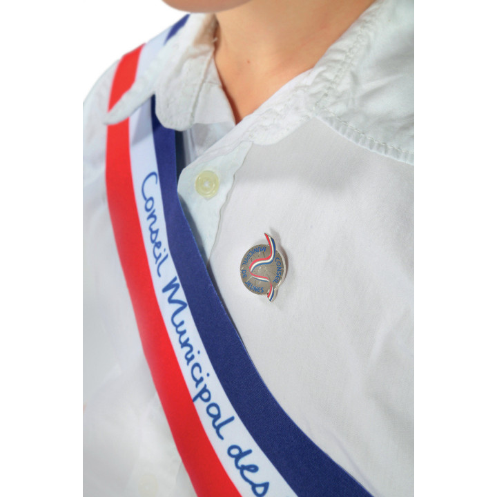 Écharpes conseil municipal des jeunes et des enfants
