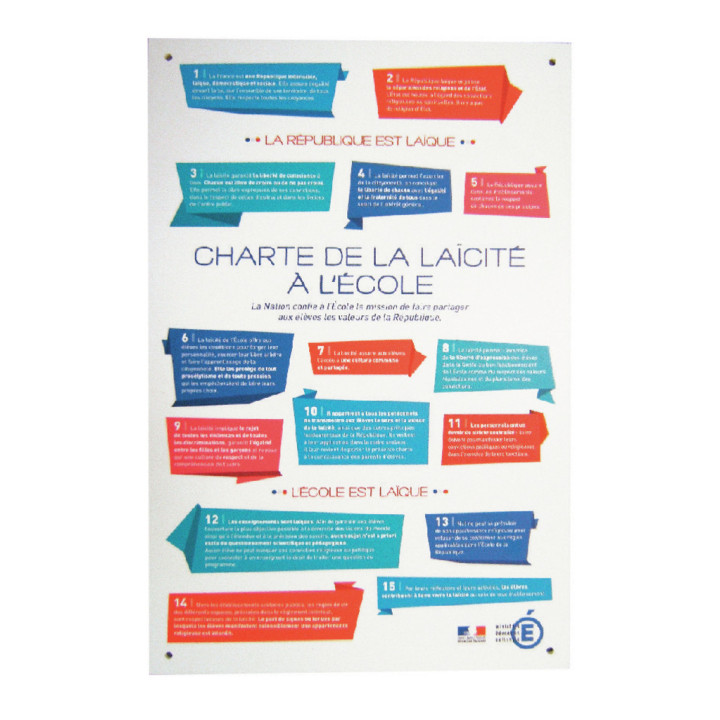 Plaques intérieures - loi Peillon