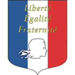Lot n°2 pavoisement école : écusson tricolore + drapeaux