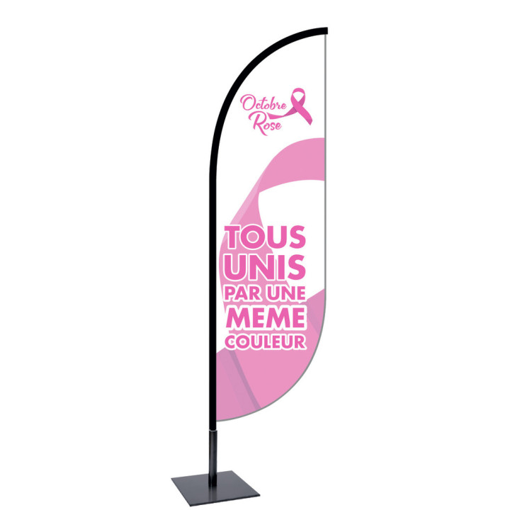 Voile plume OCTOBRE ROSE