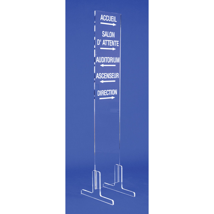 Présentoir totem Bienvenue
