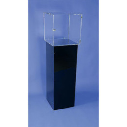Vitrine d'exposition sur socle