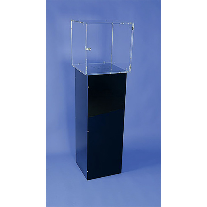 Vitrine d'exposition sur socle