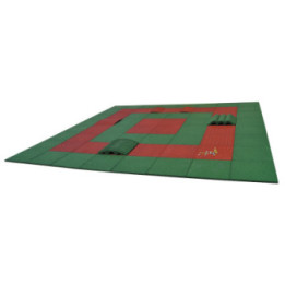 Bordure chanfreinée pour parcours de billes