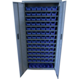 Armoire 84 bacs de 1 L // avec portes