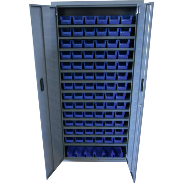 Armoire 84 bacs de 1 L // avec portes