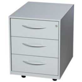 Caisson de bureau métallique mobile