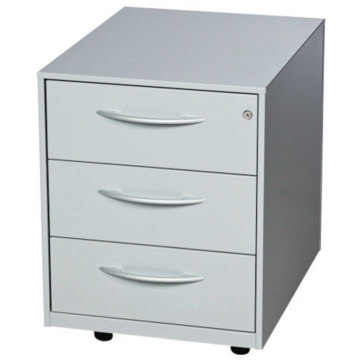 Caisson de bureau métallique mobile