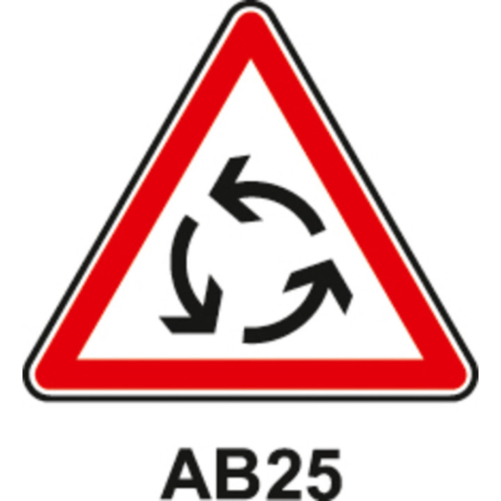 Panneau intersection