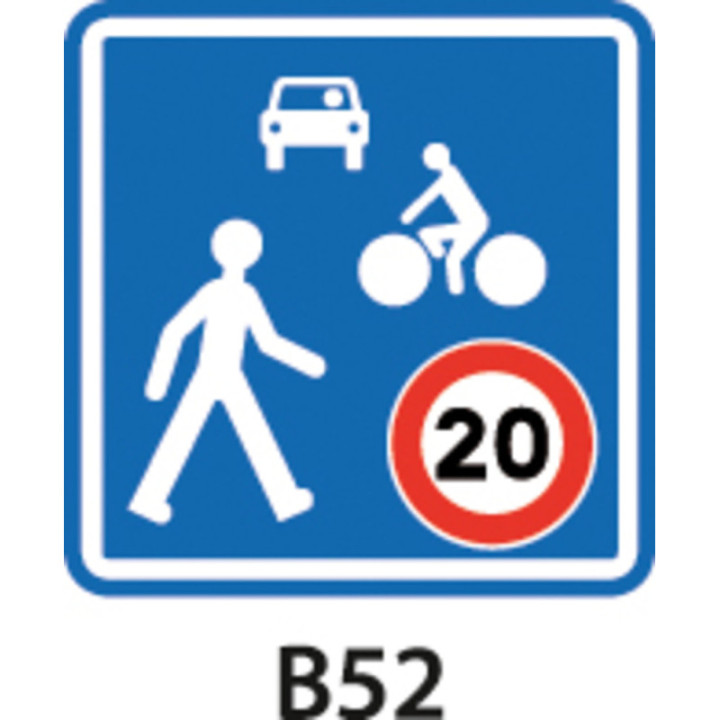 Panneau zone de rencontre