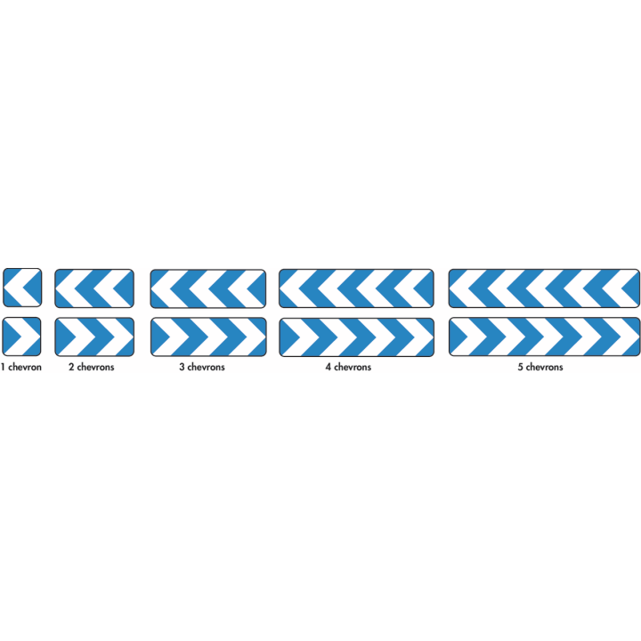 Balises à chevrons type J4