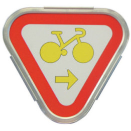Panonceau M12a - Vélo autorisé à tourner au feu