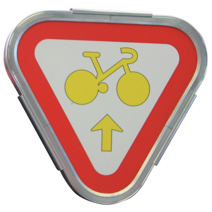 Panonceau M12b - Vélo autorisé à passer au feu