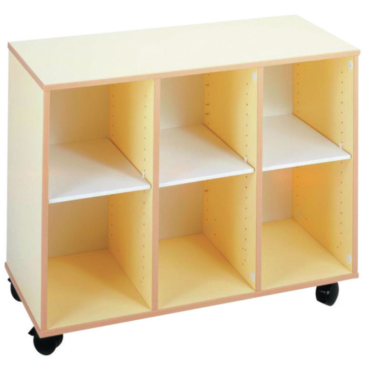 Meubles de rangement scolaires mobiles