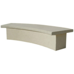 Banquette béton Courbe