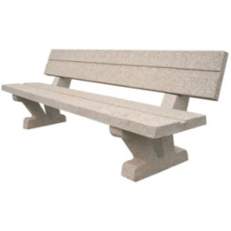 Gamme banc et banquette béton gravillons lavés