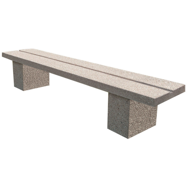Gamme banc et banquette béton gravillons lavés