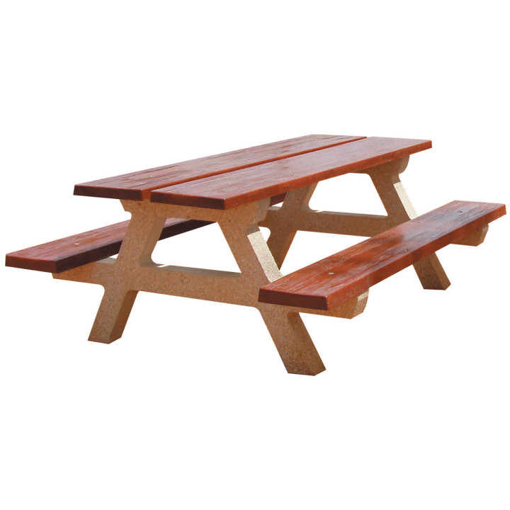 Table pique-nique béton Mont Louis