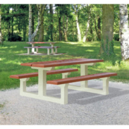 Table standard aspect bois