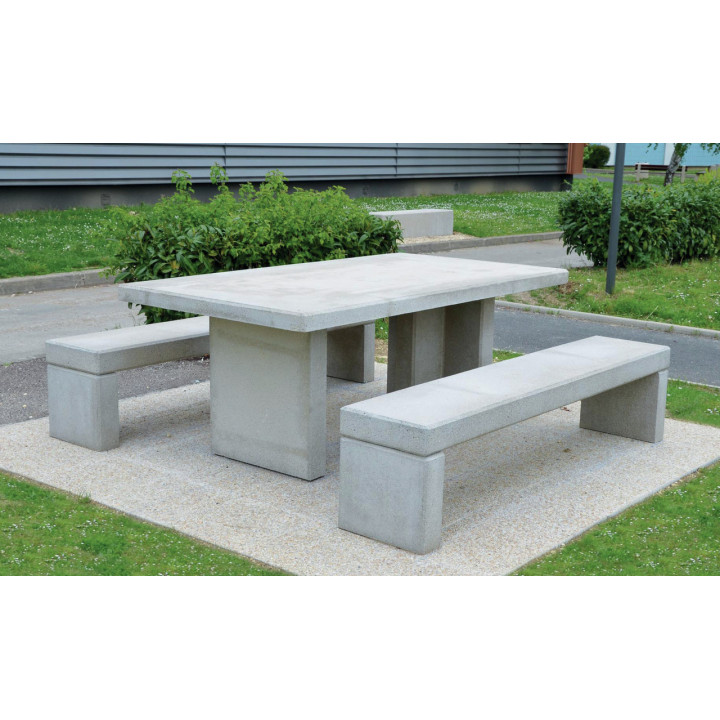 Table béton extérieure Thémis