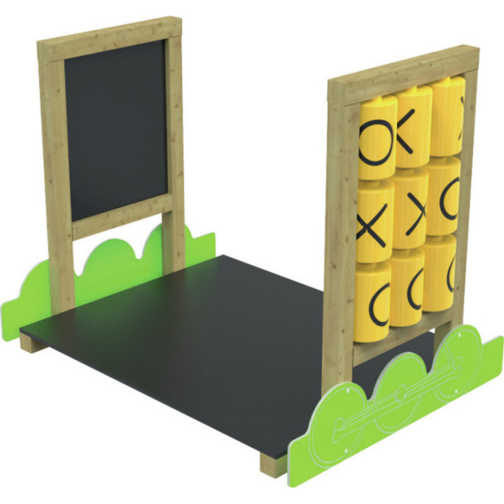 Wagon panneaux ludiques