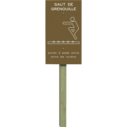 Saut de grenouille - Parcours sportif