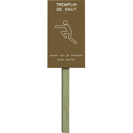 Tremplin de saut - Parcours sportif