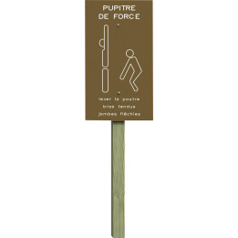 Pupitre de force - Parcours sportif