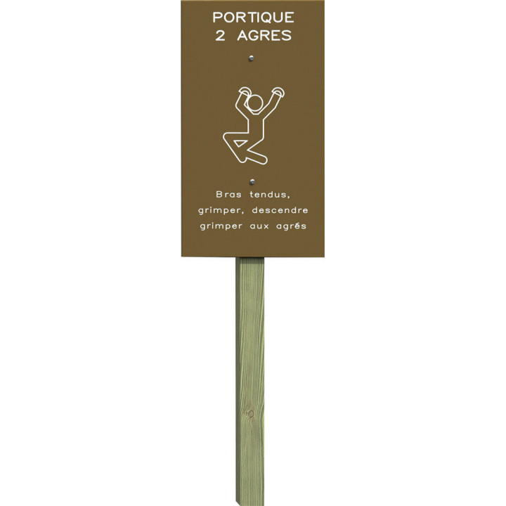 Portique 2 agrès - Parcours sportif