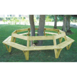 Tour d'arbre banc Soleil