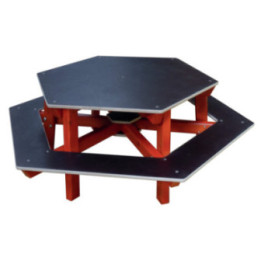 Table pique-nique hexagonale enfants