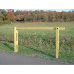 Barrière coulissante bois Forestière