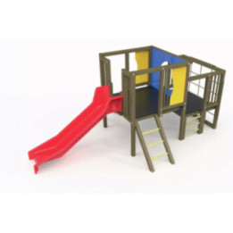 Structure multi-jeux Corsaire bois