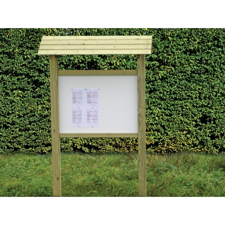 Panneau affichage en bois