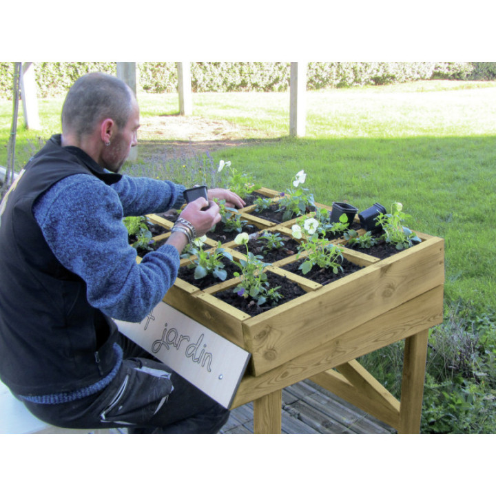 Jardinière bois Petit Jardin